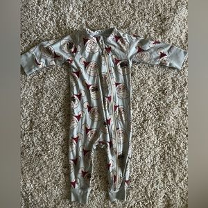 Pink Chicken Santa Pajamas